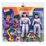 Super Friends Action Figures The Wonder Twins & Gleek Three Pack 8 Inch Action Figures