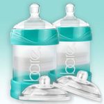 Not a Baby Bottle – Bare® Air-Free Feeding System 4oz Twin w/Perfe-Latch & Easy-Latch Nipples (4oz)