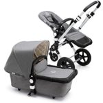 Bugaboo Cameleon3 Classic+ Complete Stroller, Grey Mélange – Versatile, Foldable Mid-Size Stroller with Adjustable Handlebar, Reversible Seat and Car Seat Compatibility