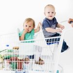 Buggy Bench Shopping Cart Seat in Mint Green (New Color) for Baby, Toddler, and Twins (Up to 40 Pounds)