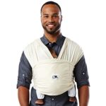 Baby K’tan – Organic Baby Carrier, GOTS Certified Cotton Sling Wrap, Multiple Ways to Wear – Natural, Small