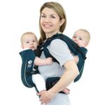 TwinGo Air – Modern Teal – All Season Baby Carrier – Separates to 2 Single Carriers. Breathable Mesh, Compact, Comfortable, and Fully Adjustable
