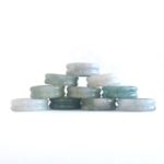 Karatgem Jewelry Jadeite Jade Ring 8mm Wide Twin Style US Size 7-12 Mix Color