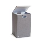 Munchkin Laundry Hamper with Lid, Grey