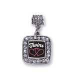 Twins Charm for Pandora Bracelets, Chamilia, Troll, Biagi and other European Styles