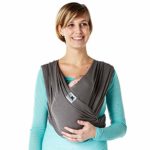 Baby K’tan Breeze Baby Wrap Carrier, Infant and Child Sling – Charcoal S (Women’s Dress Size 6-8 / Men’s Jacket Size 37-38) Newborn up to 35 lbs. Best for Babywearing
