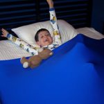 Huggaroo Pouch – Sensory Compression Bed Sheet | Weighted Blanket Alternative That is Light, Breathable, Silky, Strong and Cool All Night Long | Helps Children Self-Soothe, Relax, Unwind, and Sleep