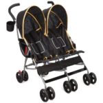 Delta Children City Street LX Side by Side Stroller, Orange