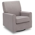 Delta Children Ava Nursery Glider Swivel Rocker Chair, Dove Grey