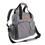 Diaper Bag Backpack for Baby Care, Multi Function Waterproof Insulated and Cooler Tote Travel Backpack with 11 Spacious Pockets (Adjustable Straps, Nappy Bag, Tissue Pocket)