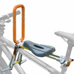UrRider Child Bike Seat, Portable, Foldable & Ultralight Front Mount Baby Kids’ Bicycle Carrier with Handrail for Mountain Bikes, Hybrid Bikes, Fitness Bikes