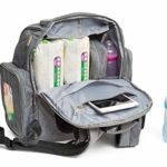 Baby Diaper Bag Backpack with Changing Pad – Waterproof Maternity Bag Organizer for Mom or Dad – Large Capacity Tote Stylish and Durable for Men and Women -Grey