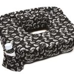 My Best Friend Twin Nursing Pillow Slipcover Flowing Fans, Black, White