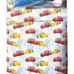 Jay Franco Cars 3 High Tech Twin 3 Piece Sheet Set, Red