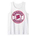 Minnesota Baseball Badge | Minneapolis Twin City Retro Gift Tank Top