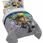 Jay Franco Disney Pixar Story 4 All The Toys Twin Bed Set, Blue