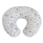Boppy Original Nursing Pillow and Positioner, Notebook Black and Gold, Cotton Blend Fabric with allover fashion