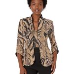 Alex Evenings Women’s Mandarin Neck Twinset Tank Top and Jacket Petite Regular