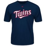 Minnesota Twins Adult Evolution Color T-Shirt (X-Large, Navy Blue)
