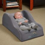 hiccapop Day Dreamer Sleeper Baby Lounger Seat for Infants – Travel Bed – Bassinet Alternative, Charcoal Gray