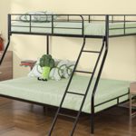 Zinus Hani Easy Assembly Quick Lock Metal Bunk Bed / Quick To Assemble in Under an Hour / Twin over Full