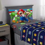 Franco Kids Bedding Super Soft Microfiber Sheet Set, 3 Piece Twin Size, Mario