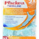 Plackers Twin-Line Dental Flossers, 35Ct