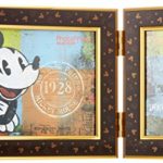 L1 plane FUJICOLOR photo frame photo frame twin Disney Mickey Mouse multifaceted / 2L1 side character Brown 21517 – International Version (No Warranty)