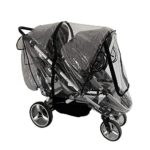 Weather Shield for Front and Rear Double Stroller.Universal Double Stroller Rain Cover
