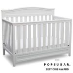 Delta Children Emery 4-in-1 Convertible Baby Crib, White