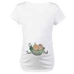 CafePress Twins (peas) Maternity T-Shirt Maternity Tee