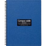 Kokuyo Campus Wide Twin Ring Notebook – Special B5 (7.5″ X 10″) – 30 Lines – 70 Sheets – Blue