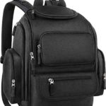 Diaper Bag Backpack, Dad Large Baby Diaper Bag Big Travel Baby Bag with Stroller Straps for Girls Boys Mom, Multifunction and Water-Resistant, Black