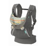 Infantino Cuddle Up Ergonomic Hoodie Baby Carrier, Grey