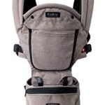 MiaMily Hipster Plus 3D Child & Baby Carrier – Perfect 360 Backpack Alternative for Hiking with 6 Carrying Positions and Ergonomic Design with Hip Protection for Toddler or Infant (Stone Grey)