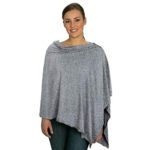 Bamboobies Maternity Nursing and Carseat Cover for Breastfeeding | Graphite | One Size Fits All