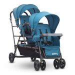 Joovy Big Caboose Graphite Stand On Triple Stroller, Turq