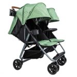 The Twin+ Luxe (Zoe XL2) – Best Double Stroller – Everyday Twin Stroller with Umbrella – UPF 50+ – Tandem Capable