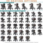 Contours Element Side-by-Side Convertible Toddler and Baby Stroller Single-to-Double, Reversible Seating Options, Infant Car Seat Compatible, Spacious Storage, UPF 50 Sun Canopy – Storm Gray