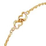 Black Hills Gold 10k Twin Heart Chain Bracelet