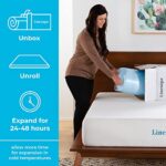 Linenspa 2 Inch Memory Foam Mattress Topper, Gel Infused Twin XL Mattress Topper, CertiPUR-US Certified