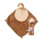 Angel Dear – Brown Monkey, Cuddle Twins Blankie Set
