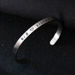 BESPMOSP Big Sis Middle Sis Little Sis Sister Cuff Bangle Bracelet Family Friend Gift for Women Girls (Big Sis)