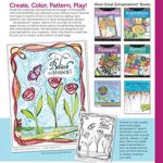 Zenspirations (R) Coloring Book Birds & Butterflies: Create Color, Pattern, Play! (Design Originals) 32 Enchanting Patterns of Fluttering Creations Plus an Artist’s Guide, Finished Examples, and Tips