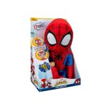 Spidey and His Amazing Friends Marvel’s Feature Plush Spidey Secret Hero Reveal – 16” Plush with Sounds – Toys for Kids Ages 3 + – Superhero Toys for Kids 3 and Up