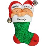 Twins First Christmas Ornament Personalized Twins Ornament for Tree 2023 Twin Ornament, Twin Boys Girls First Christmas Ornament Twin Mom Gifts, Personalized Twin Gifts, Twin Girl Boy Gifts, Stocking