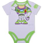 Disney Toy Story Boys’ Bodysuit and Jogger Pants Costume Set for Newborn and Infant – Yellow/Blue/Green/White