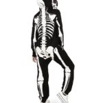 Tipsy Elves Women’s Halloween Costume Skeleton Jumpsuit Size Small
