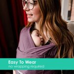 Original Baby K’tan Baby Carrier: #1 Easy Pre-Wrapped, Soft, Slip-On, No Rings, No Buckles | 5 in 1 Baby Sling Gift | The Best Hands Free Infant Wrap for Newborn to Toddler up to 35lb, Medium (10-14)