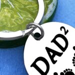 Twins Dad Keychain Fathers Day Keyring Gifts for Twins Dad Pregnancy Announcement Gifts Baby Announcement Keyring Daddy to Be Gifts Christmas Birthday Gift for Dad Papa Father Thanksgiving Day Gifts